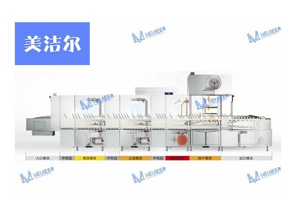 「美潔爾」全自動洗碗機流水線的智能化運行視頻