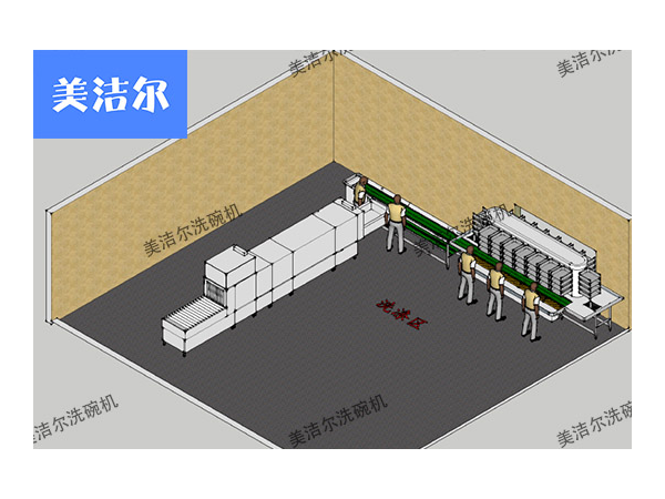 這里有你想要的美潔爾大型食堂洗碗機視頻！